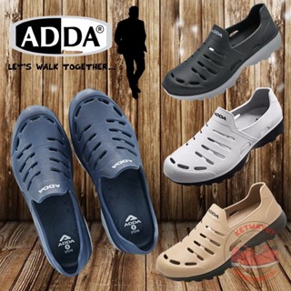 รองเท้าadda หัวโต รองเท้าแตะแบบสวม รองเท้าคัชชูยาง หุ้มส้น adda 5TD16