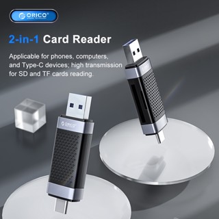 ORICO (CD2D-AC2) TF+SD Dual Port USB2.0 Dual Head Card Reader