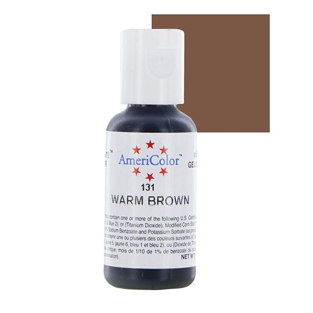 สีเจลอเมริคัลเลอร์AmeriColor KIT 131 WARM BROWN