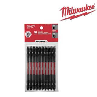 MILWAUKEE NO.48-32-4364 Screw Driver Bit Double End PH2 x 110 mm. ดอกไขควง 2 หัว (1เเพ็ค 10ตัว ) Factory Gear