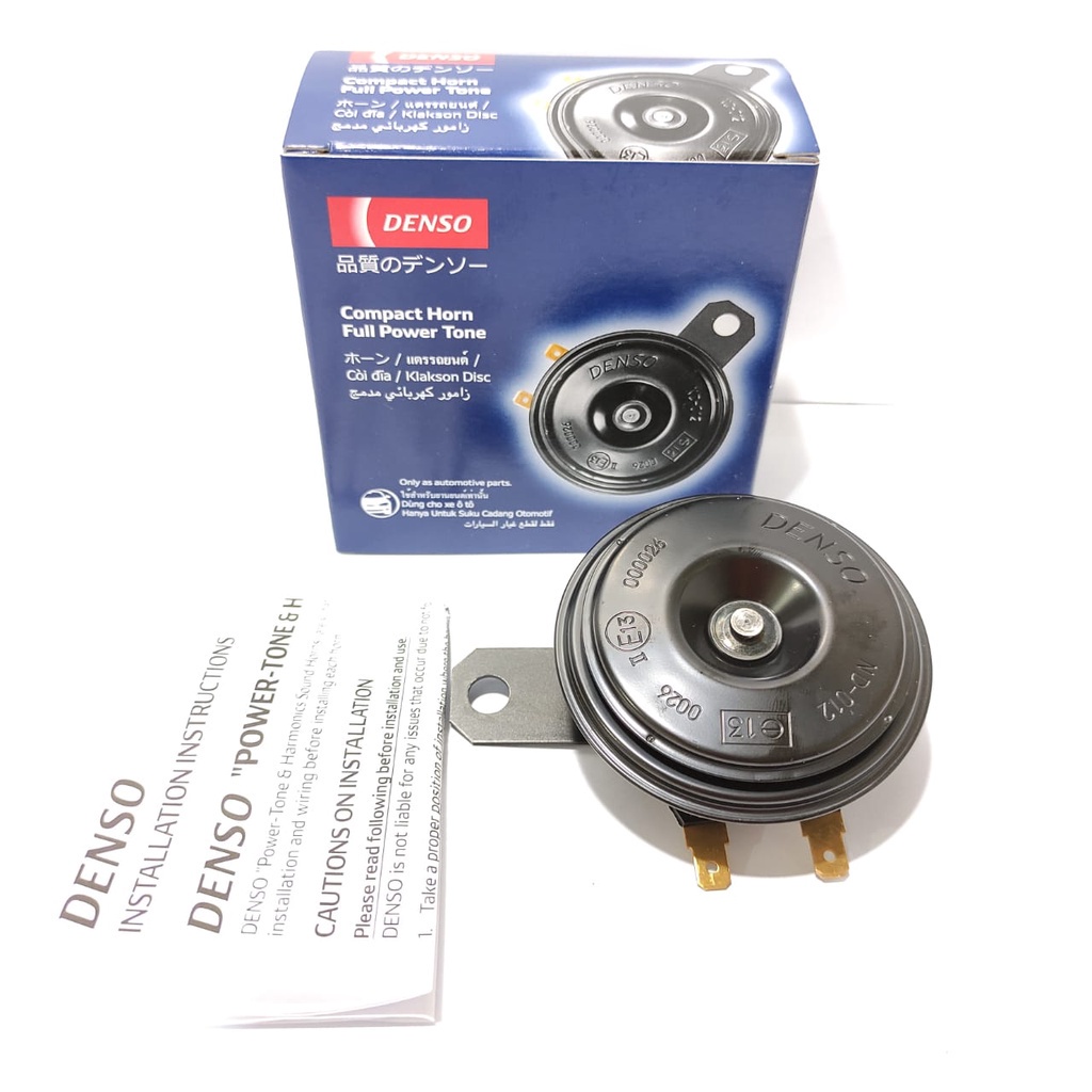 Denso Disc Horn สําหรับรถยนต์ Avanza 12V เหมาะสําหรับรถจักรยานยนต์และรถยนต์ ของแท้ 100%