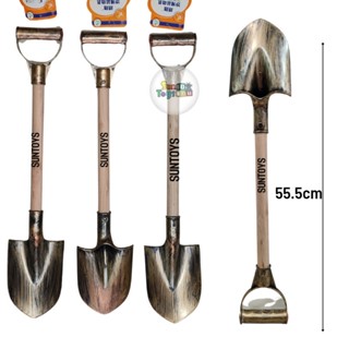 พลั่วตักทรายของเล่น ไซด์ใหญ่ ด้ามไม้ ขนาด55cm