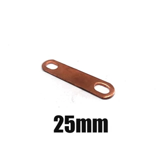 บัสบาร์ Bus bar หนา 1.5มม Busbar 25- 80 mm ทองแดงแท้ แผ่นทองแดง สำหรับ แบตเตอรี่
