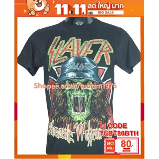 เสื้อวง Slayer เสื้อวงดนตรีต่างประเทศ เสื้อวินเทจ สเลเยอร์ SLR1127