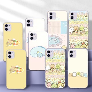 เคสโทรศัพท์มือถือแบบนิ่ม TPU ใส ลายการ์ตูน Sumikko ERT185 สําหรับ iPhone 12 Mini 13 14 Pro Max