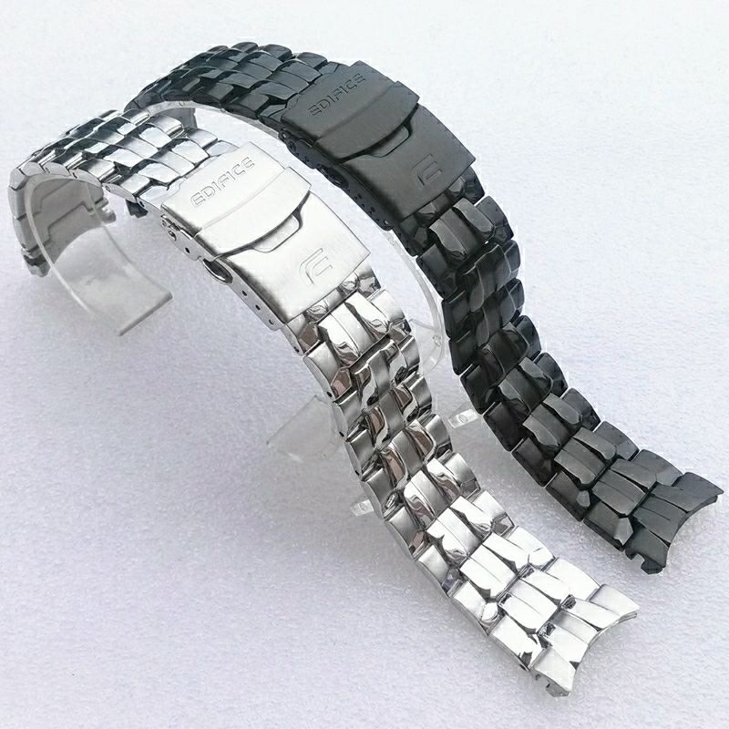 Casio สายนาฬิกาข้อมือสเตนเลส 5147 EF-550 22 มม. อุปกรณ์เสริม สําหรับผู้ชาย