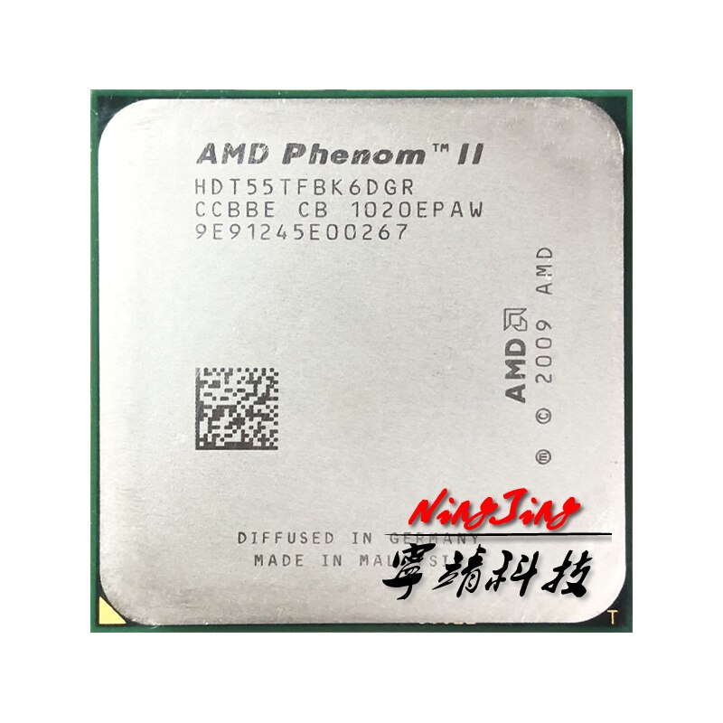ซ็อกเก็ตโปรเซสเซอร์ CPU AMD Phenom II X6 1055T 1055 2.8G 125W HDT55TFBK6DGR AM3 #1