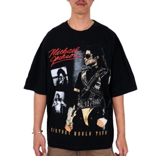 oversize T-shirt เสื้อยืด ลาย Michael JACKSON ขนาดใหญ่ ของแท้ S-5XL