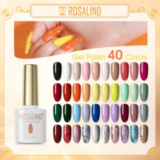 Rosalind เจลทาเล็บ สีพื้น 6 มล.