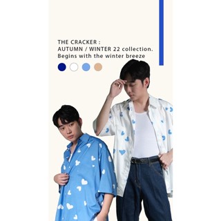 The CRACKER : Winter breeze heart : เสื้อเชิ้ตผ้าไม่ต้องรีด