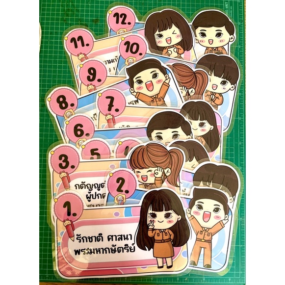 สื่อปันสุข ค่านิยมหลักคนไทย 12 ประการเคลือบร้อน