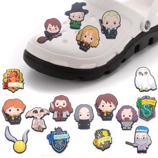 จี้การ์ตูนเอเลี่ยน Jibits Croc Eagle Croc Jibbits Harry Potter Jibitz เครื่องประดับ สําหรับผู้ชาย ตกแต่งรองเท้า