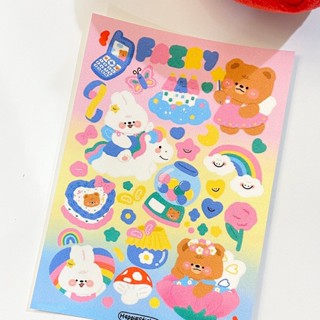 พร้อมส่ง // สติ๊กเกอร์Fairy แบรนด์ happie.stickie