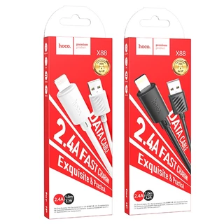 Hoco X88 Fast สายชาร์จ 1 ม. / สายดาต้า สำหรับ for micro , iphone , type c ,PD , TC To TC use cable (แท้100%)