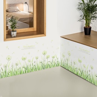 【Zooyoo】สติ๊กเกอร์ติดผนัง Dandelion Plant Flower Wall stickers Wallpaper