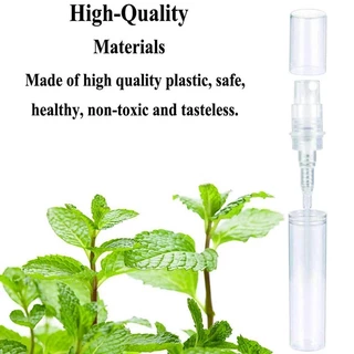 100 ชิ้นพลาสติกใสสเปรย์ขวด 2ML 3ML 5ML 8ML 10ML ขนาดเล็กบรรจุเครื่องสําอาง Atomizer น้ําหอมขวด Atomizing สเปรย์ Liquid คอนเทนเนอร์