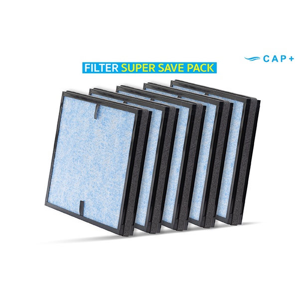แผ่นกรองอากาศ (Filter 5 ชิ้น) Super Save Pack สำหรับระบบเติมอากาศบริสุทธิ์ CAP+ รุ่น CAP200