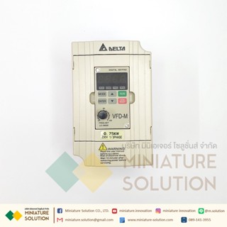 Delta Inverter VFD004M21A VFD-M 220V /380V 0.4KW / 0.75kw /1.5kw /2.2kw (0.75kW)