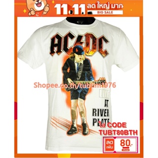 เสื้อวง Ac/Dc เสื้อวงดนตรีต่างประเทศ เสื้อวินเทจ acdc เอซี/ดีซี ADC8103