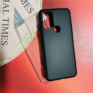 ปลอก TCL 30 SE เคสสีดําโปร่งใสซิลิโคน TPU นุ่มเคสโทรศัพท์