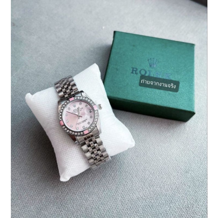 พร้อมส่ง🇹🇭ถูกที่สุด💥 นาฬิกา Rolex ล้อมเพชร รุ่น oyster datejust ตัวใหม่ สาย jubilee