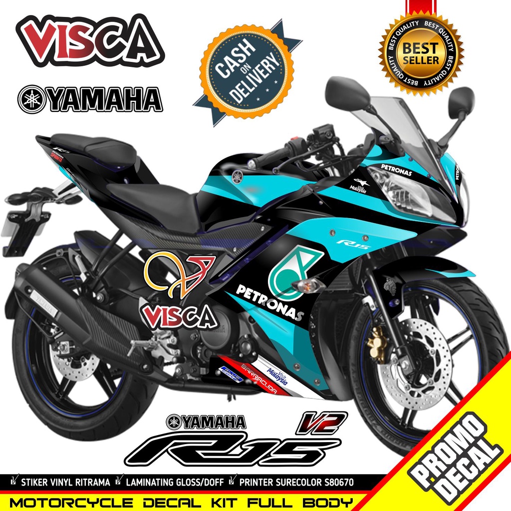 Decal R15 V2 Full Body Decal R15 V2 สติกเกอร์ R15 V2 Full Body Cool Striping R15 V2 โฮโลแกรมรูปลอก V