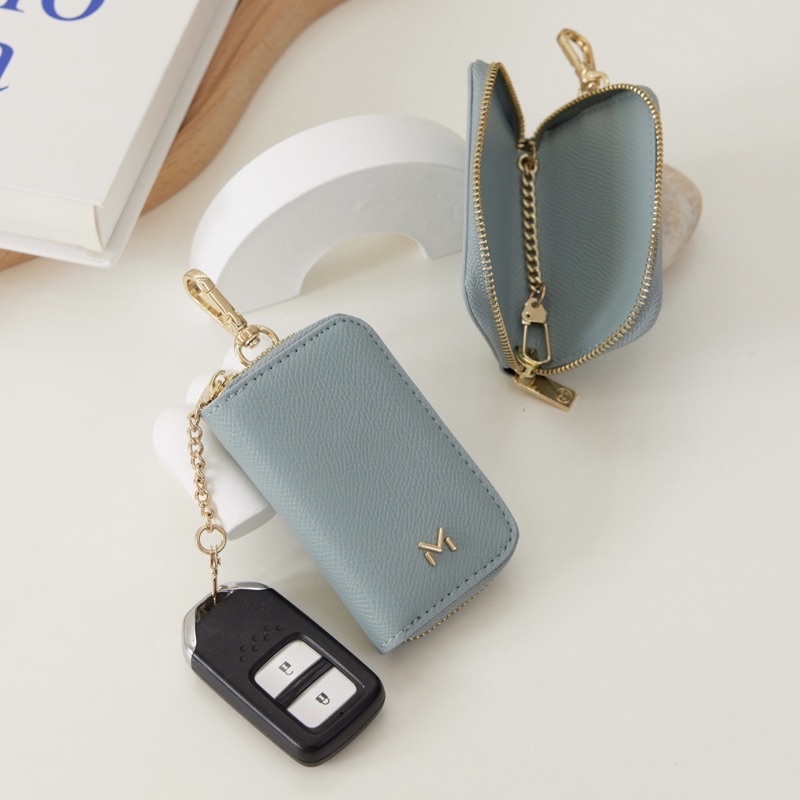 MADAM PEONY กระเป๋าใส่กุญแจหนังวัวแท้ ใส่กุญแจรถ รุ่น KEY CASE