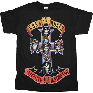 GNR Appetite For Destruction Shirt เสื้อคู่รัก เสื้อยีด เสื้อยืด oversize เสื้อวินเทจผญ