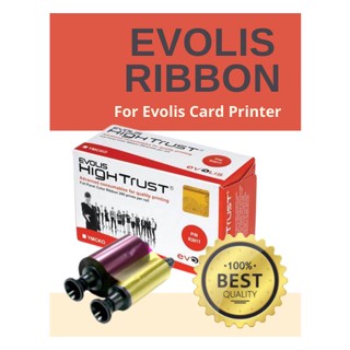 Evolis R3011 หมึกแท้ YMCKO สำหรับเครื่องพิมพ์บัตรรุ่น Pebble3 Pebble4 Dualys Dualys3 Securion 200 prints