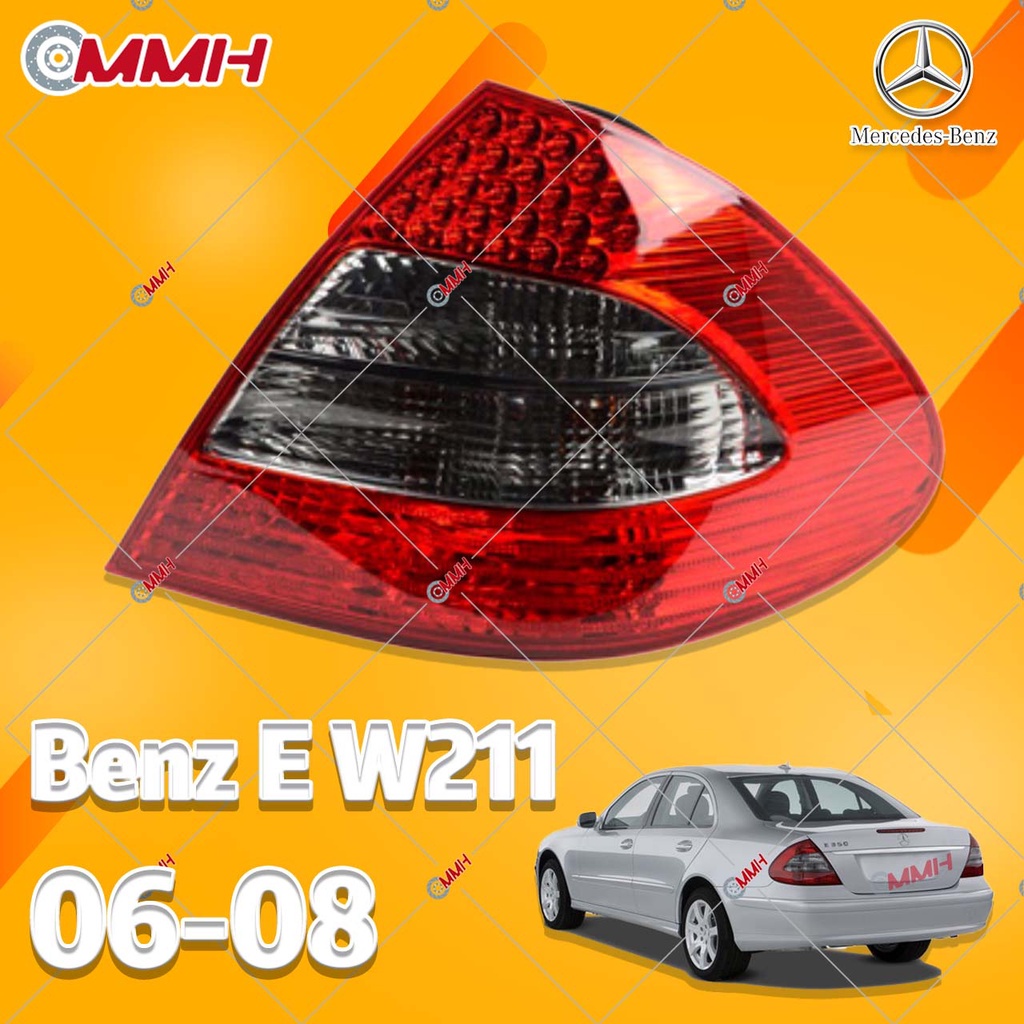 ไฟท้าย Mercedes benz E W211 06-08 เสื้อ​ไฟท้าย ไฟท้าย​แต่ง ไฟท้ายไฟเบรค​ ไฟเลี้ยว Taillamp Taillight