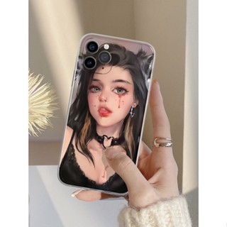 Anime sexy girl เคสไอโฟน iPhone 8 Plus case X Xr Xs Max Se 2020 cover เคส iPhone 13 12 pro max 7 Plus 11 14 pro max