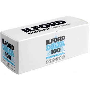 Ilford Delta 100 ° 120 ฟิล์มสีดําและสีขาวมืออาชีพเชิงลบ