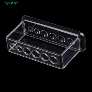 Epmn&gt; ใหม่ ชั้นวางหลอดทดลอง พลาสติกใส 6 หลุม สําหรับห้องปฏิบัติการ