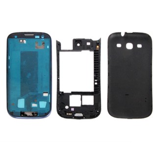 บอดี้ Body Samsung S3 i9300 ฝาหลัง แกรนกลาง ปุ่มสวิทซ์ข้าง Full Body Housing for Samsung S3 i9300