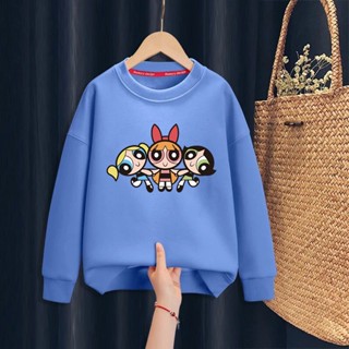 K-2204-O   เสื้อกันหนาวเด็กสไตส์เกาหลี สกรีนลายการ์ตูนน่ารักใส่ได้ทั้งหญิงและชาย ผ้าโพลีเอสเตอร์ ใส่สบาย**ปลีก-ส่ง**