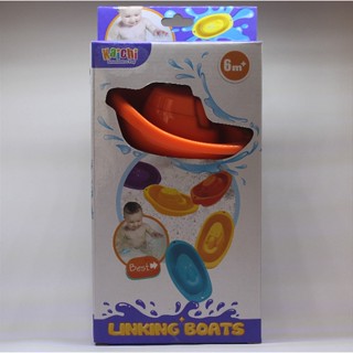 ลดราคากระหน่ำ!!! Kaichi baby bath linking boats เรือน้อยสีสดใสแล่นลอยไปบนผิวน้ำ