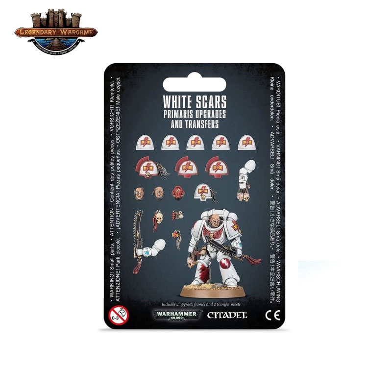 [GW พร้อมส่ง]WARHAMMER 40K:SPACE MARINES:White Scars Primaris Upgrades & Transfers โมเดลเกม