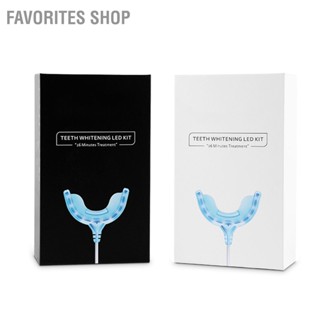 BFavorites Shop อุปกรณ์ฟอกสีฟัน มีไฟ Led แบบพกพา สําหรับบ้าน