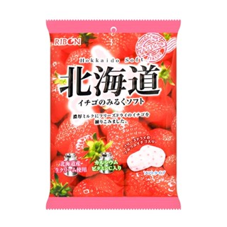 Ribon  Hokkaido Strawberry Milk Soft Candy 60g