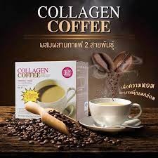 กาแฟ Collagen Coffee P5 ( คอลลาเจน คอฟฟี่ พีไฟว์ ) 1 กล่อง มี 10 ซอง  เก็บเงินปลายทาง