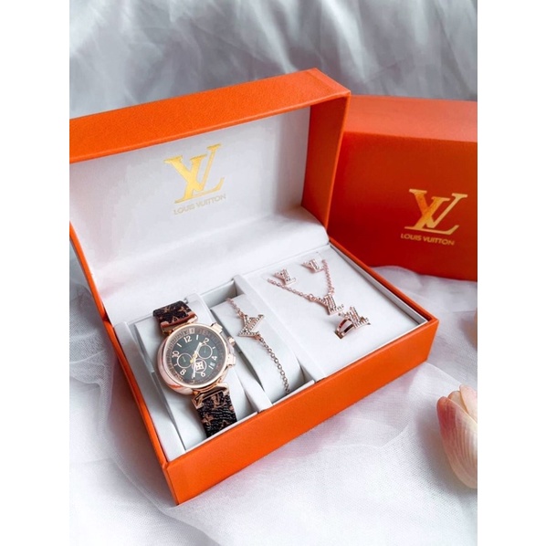 เซทนาฬิกา เครื่องประดับ LV