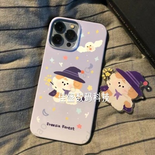 เคสป้องกันโทรศัพท์มือถือ แบบนิ่ม ลายการ์ตูนลูกสุนัข กันกระแทก สําหรับ Iphone 14pro max 13 12 11 14pro 11 12 13 xsmax xr xs 6s