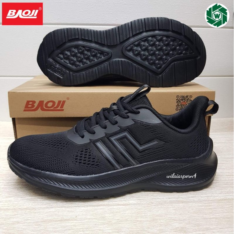 Baoji BJM721 รองเท้าผ้าใบชาย ไซส์ 41-45 สีดำ / สีดำ-ขาว / สีกรม / สีเทา / สีขาว ของแท้ 100% ซส.