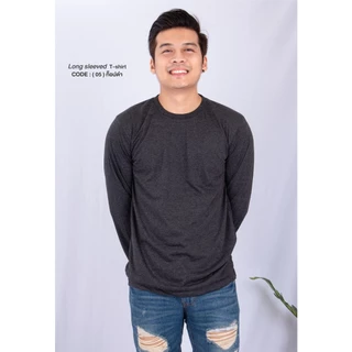 เสื้อยืด"แขนยาว" คอกลม เนื้อผ้า Cotton ผสม นุ่มสบาย ไม่ยับไม่ย้วย Long Sleeve T-Shirt