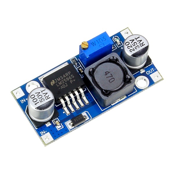 1pcs LM2596HVS Lm2596S HE-411 ADJ DC-DC Step Down module 3 A ปรับได้  Voltage Regulator 12V 5V 3V