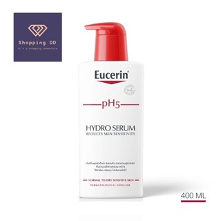 Eucerin pH5 Hydro Serum 400 ml ยูเซอริน โลชั่นบำรุงผิวสูตรเข้มข้น ซึมซาบเร็ว เพื่อผิวเนียนนุ่ม บำรุงผิวยาวนาน 12 ชม.)