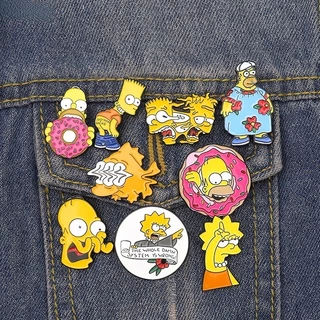 เข็มกลัด รูปการ์ตูน The Simpson Family Simpson สุดฮา เหมาะกับของขวัญ สําหรับเพื่อน