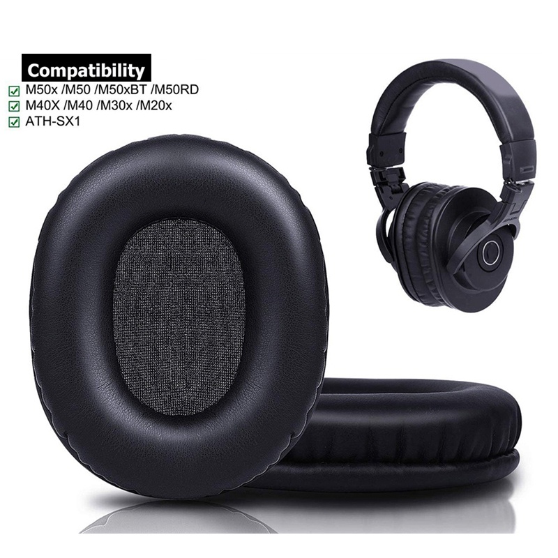 สําหรับ Audio Technica M50XBT M50RD MSR7 M50 M50X M40X M30X M20X SX1 ATH M-Series หูฟัง Earpads เบาะฟองน ้ ํา Earmuffs เปลี ่ ยนฝาครอบ