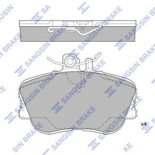 ผ้าดิสเบรคหน้า BENZ C-CLASS W202 S202 C180 C200 C220 C230 C250 C280 1993-2001 HI-Q