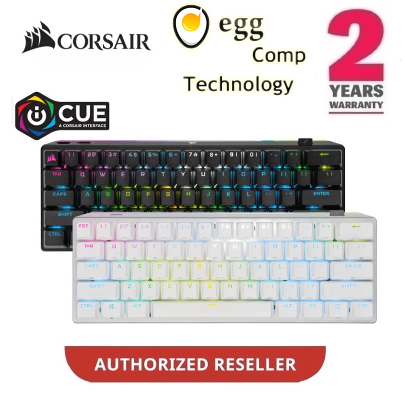 Corsair K70 PRO MINI WIRELESS RGB 60%, CHERRY MX Red CH-9189010-NA / CH-9189110-NA
